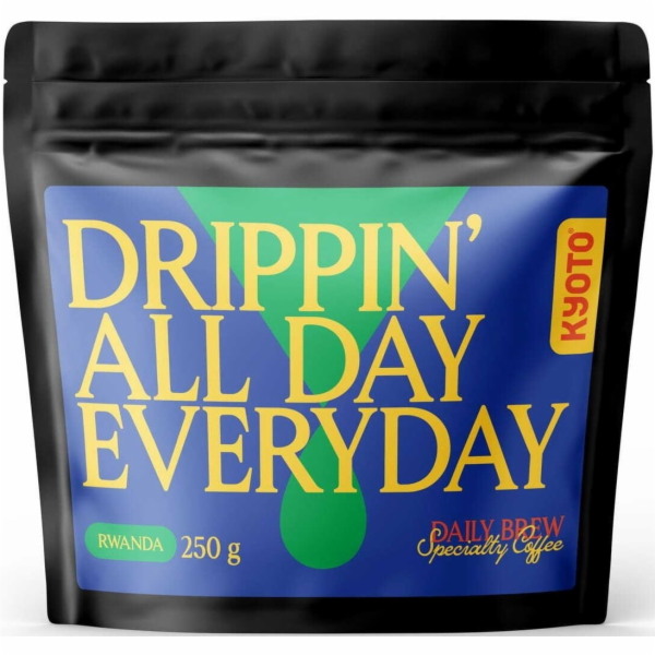 Kyoto Drippin' All Day Everyday Rwanda kávová zrna 250 g