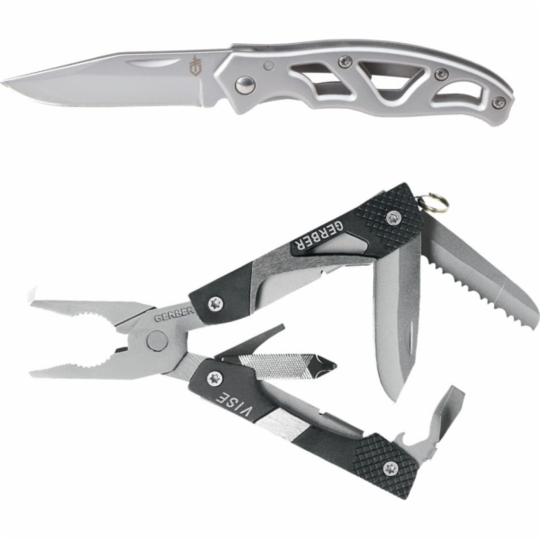 Gerber Multifunkční svěrák + nůž Mini Paraframe [Sada]