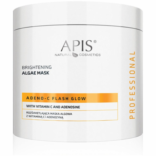 Apis ADENO-C Flash Glow rozjasňující maska z řas s vitamí...