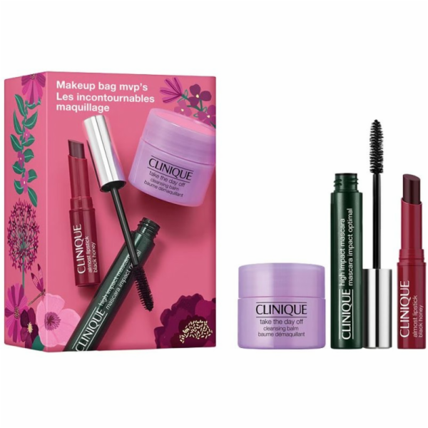 Clinique Clinique Makeup Bag MVP's set řasenka 7 ml + rtě...