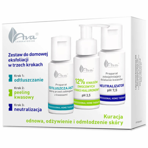 NoName Ava Laboratorium PHT Home Exfoliation Kit Odmašťov...
