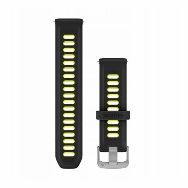 Garmin Silikonové hodinky Quick Release 20mm, černo-žluté