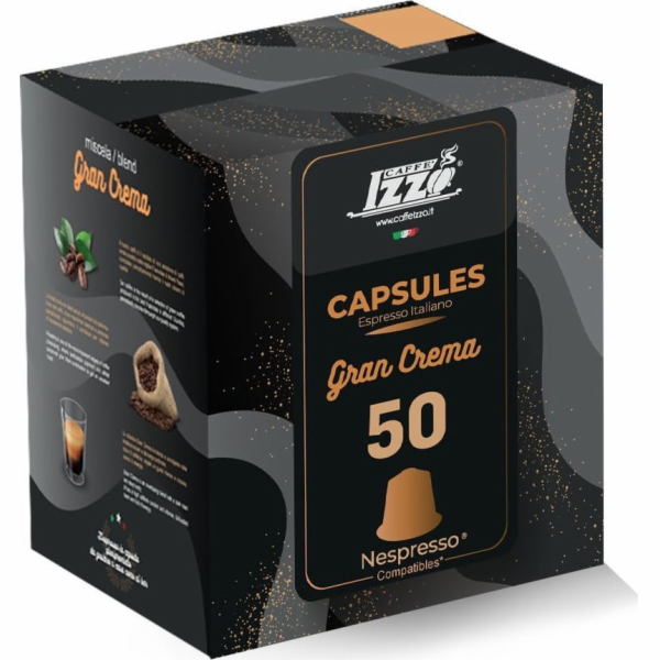 Izzo Kapsle Nespresso* 50 ks. GRAN CREMA - Izzo