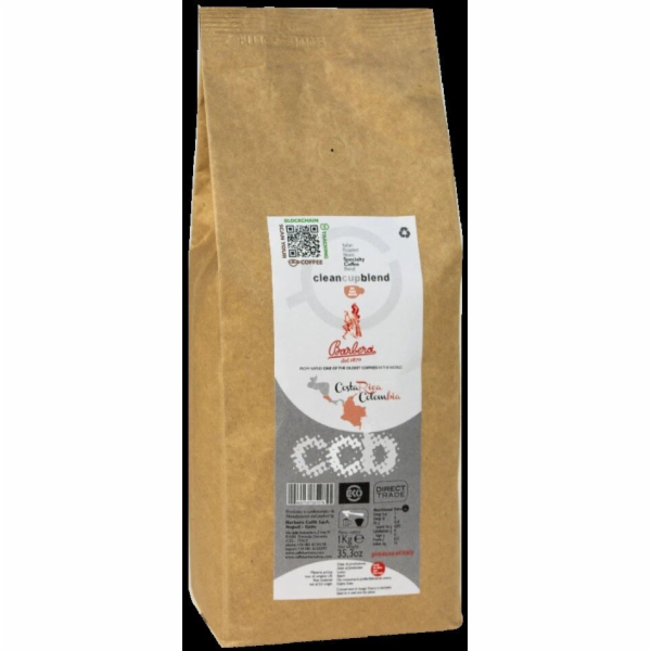 Barbera Clean Cup Blend kávová zrna 1 kg