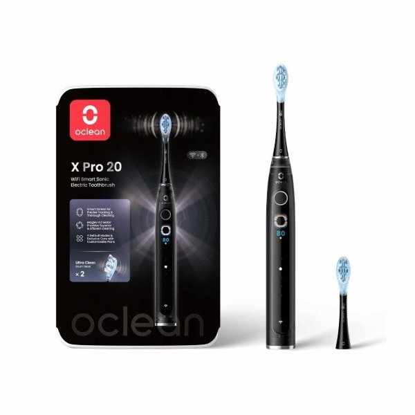 Oclean ZUBNÍ KARTÁČEK X PRO 20 ČERNÝ (2