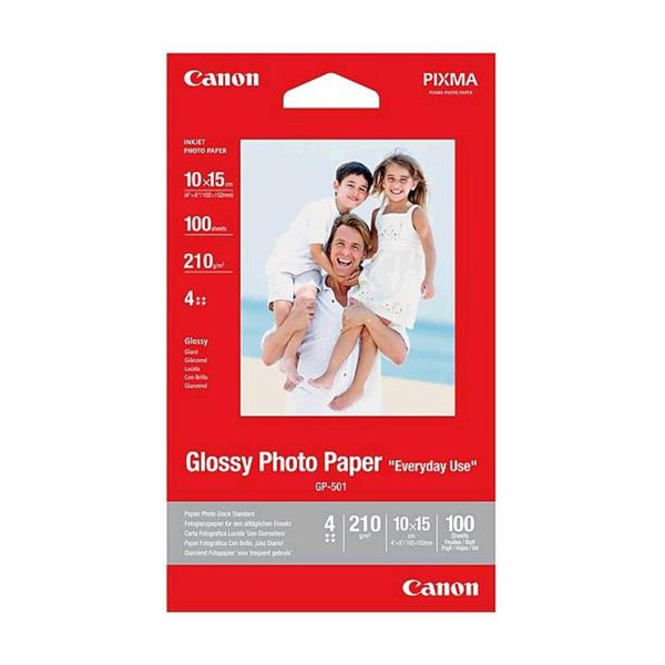 Fotopapír Canon GP-501 10x15 lesklý, 200g/m2, 100 ks