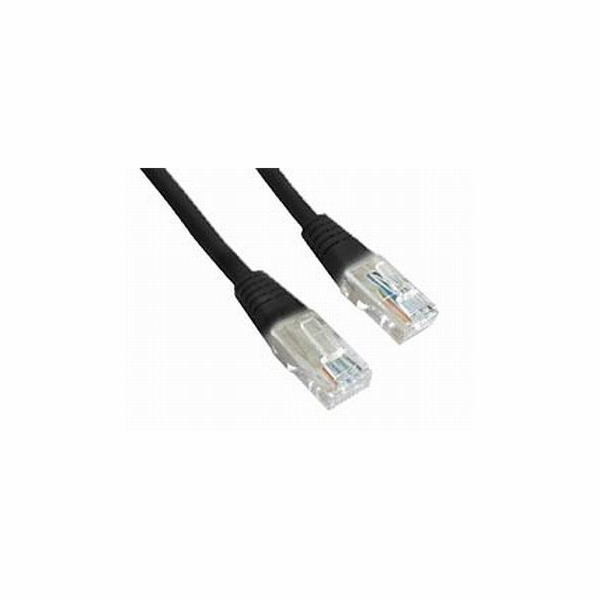 GEMBIRD kabel patchcord Cat5e UTP 1m, černý