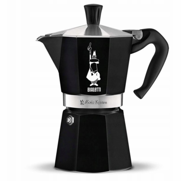 Bialetti Moka Express na 6 sálku černá