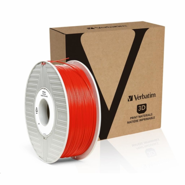 VERBATIM 3D Printer Filament PLA 1.75mm, 335m, 1kg red (O...