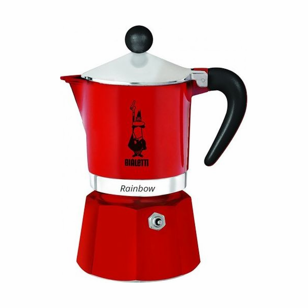 Bialetti RAINBOW cervena 1 šálek