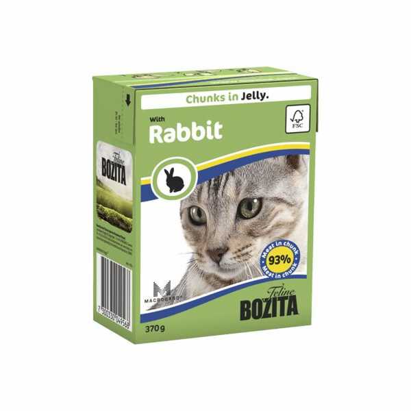 BOZITA Fresh Menu Rabbit in jelly - mokré krmivo pro kočk...