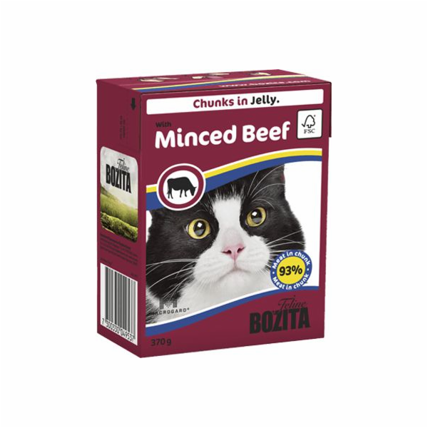 BOZITA Fresh Menu Beef Chunks in jelly - mokré krmivo pro...