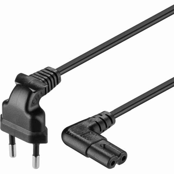 Goobay napájecí kabel Rohový EURO rádiový napájecí kabel ...