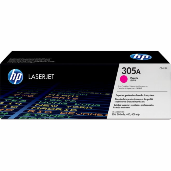 HP Toner CE413A č. 305A (purpurová)