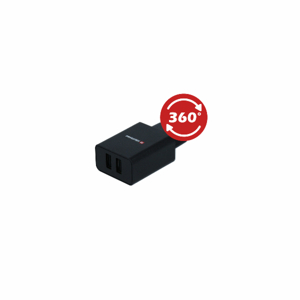 Swissten Síťový Adaptér Smart Ic 2X Usb 2,1A Power + Dato...