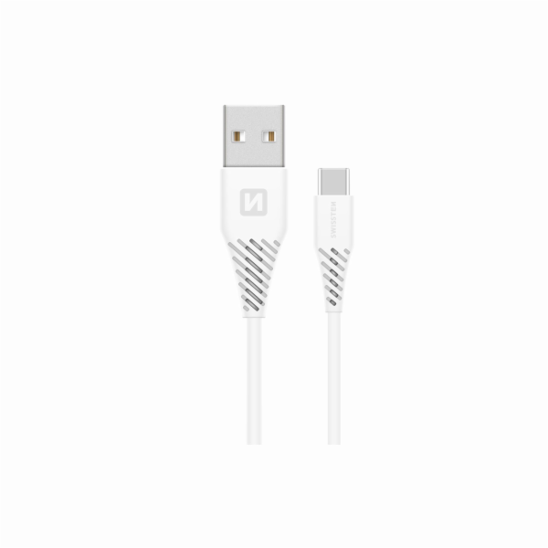 Swissten Datový Kabel Usb / Usb-C Bílý 1,5 M (7Mm)