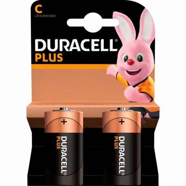 Duracell Plus C (2 Stück, C)