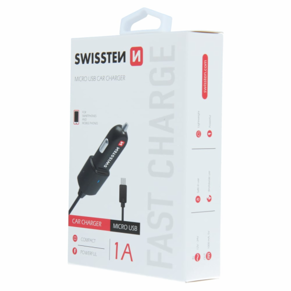 Swissten Cl Autonabíječka Micro Usb 1A Power