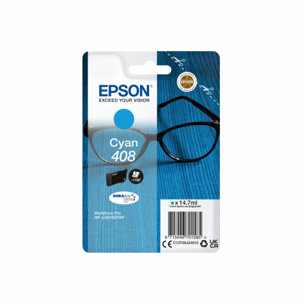 EPSON ink Cyan 408 DURABrite Ultra Ink