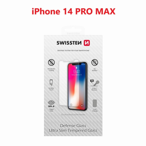 Swissten ochranné temperované sklo Apple iPhone 14 Pro MA...