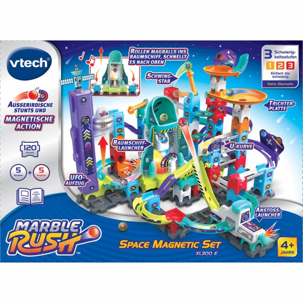 Marble Rush - Space Magnetic Set XL300 E, dráha