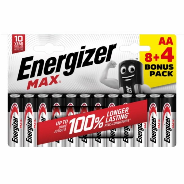 Energizer LR6/12 Max AA 8+4 zdarma
