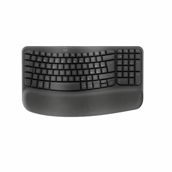 Logitech klávesnice Wave keys - bezdrátová/bluetooth/ergo...