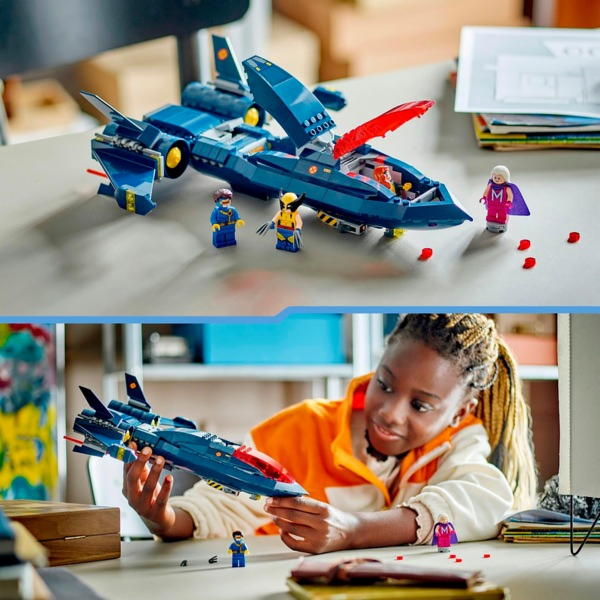 LEGO 76281 Marvel Super Heroes X-Men s X-Jet, stavebnice