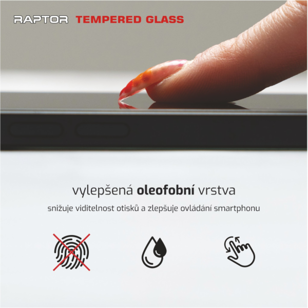 Swissten sklo RAPTOR DIAMOND ULTRA CLEAR 3D TEMPEROVANÉ S...