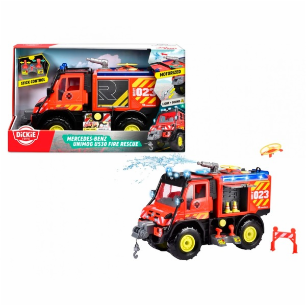 Dickie Unimog U530 Hasičský záchranný vůz, autíčko
