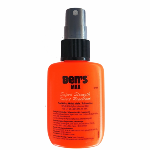 BEN S MAX repelent proti komárům, 37 ml