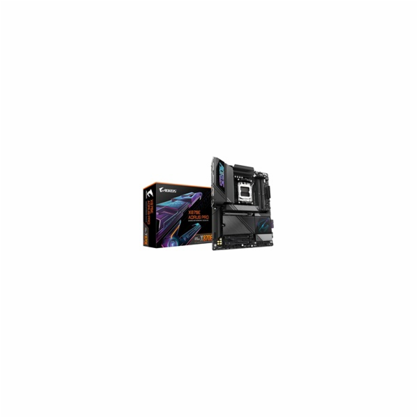 GIGABYTE MB Sc AM5 X870E AORUS PRO, AMD X870, 4xDDR5, 2xH...