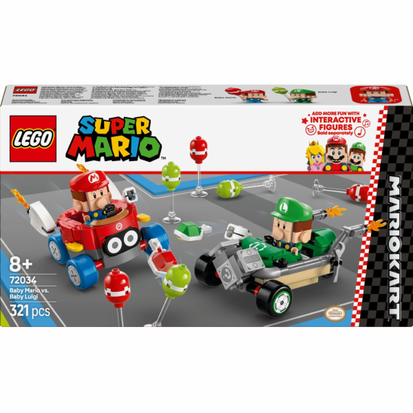 LEGO 72034 Super Mario - Mario Kart: Baby Mario vs. Baby ...