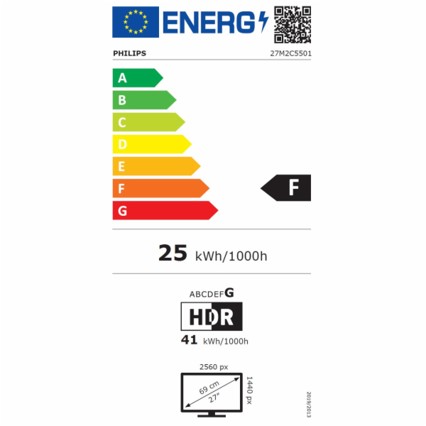 Philips 27M2C5501 (68.5 cm (27 Zoll), weiß, QHD, VA, Curv...
