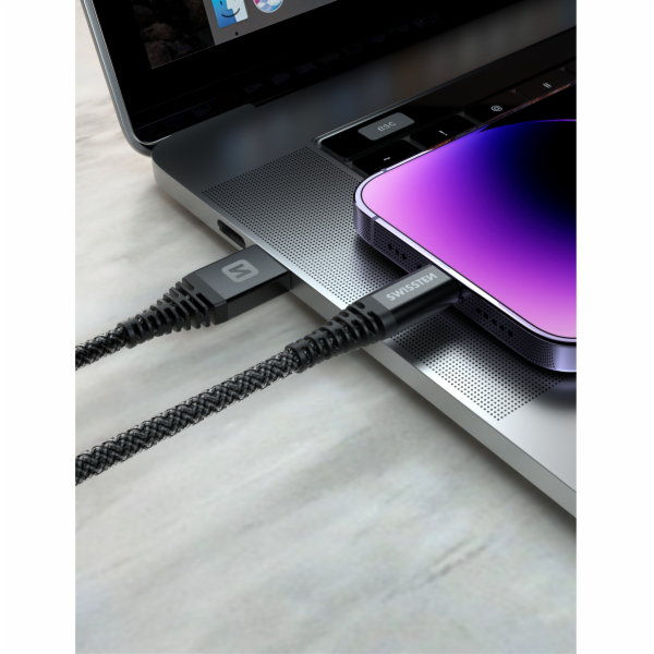 Swissten datový kabel ARAMID REINFORCED - USB / lightning...