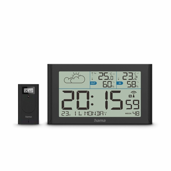 Hama Digital Alarm Clock Bali wt  temperature, night mode...