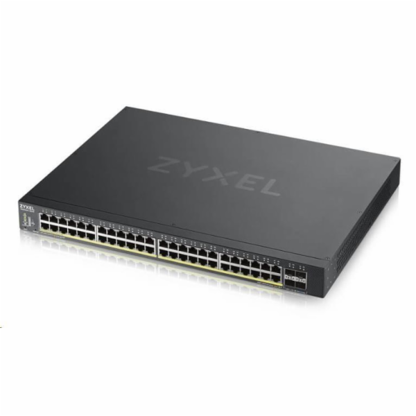 Zyxel XGS1935-52HP, 52 Port Smart Managed PoE Switch, 48x...