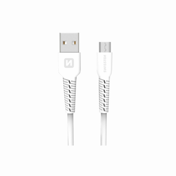 Swissten datový kabel usb/micro usb bílý 1,2m  (samoproda...