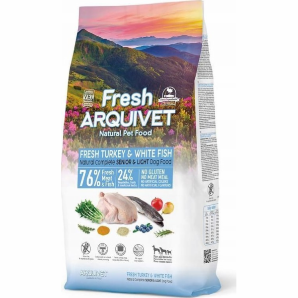 ARQUIVET Fresh Senior & Light Turkey and white fish - suc...
