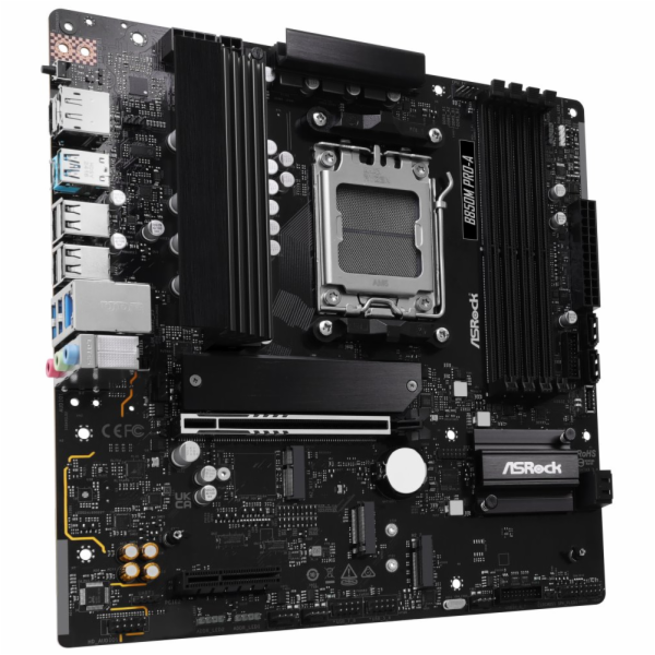ASRock Základní deska B850M PRO-A AM5 4DDR5 M.2 HDMI/DP mATX