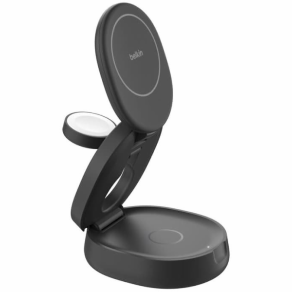 Belkin Boost Charge foldab. mag.  3-in-1 Charg. Qi2 bl. W...