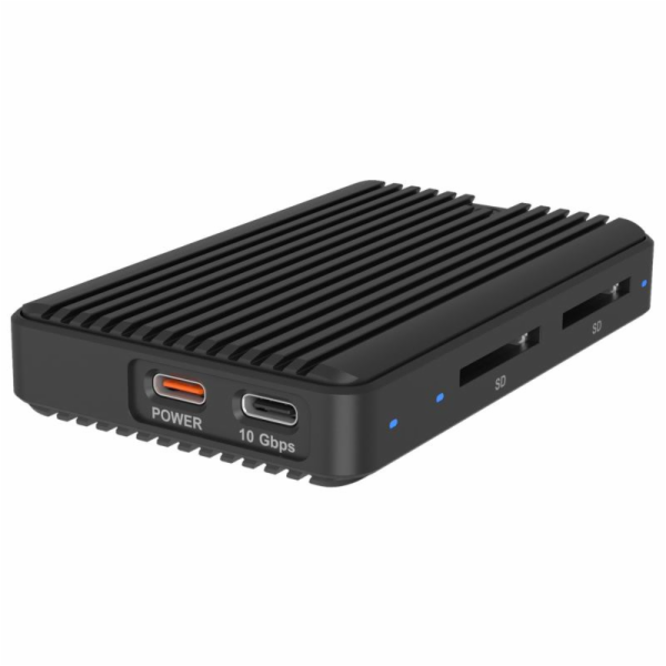 RAIDSONIC ICY Externý box M.2 NVMe/SATA, SD 4.0