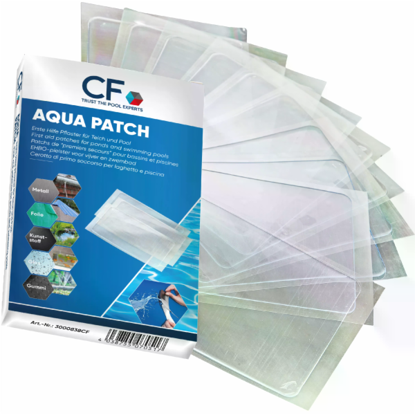 AQUA PATCH - opravné záplaty na bazén (5ks průhledné, 5ks...