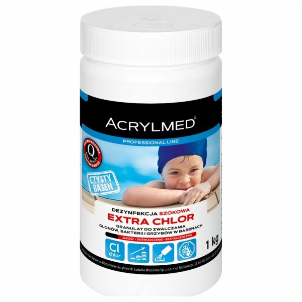 Acrylmed EXTRA CHLOR Granulát pro hubení řas, plísní a ba...