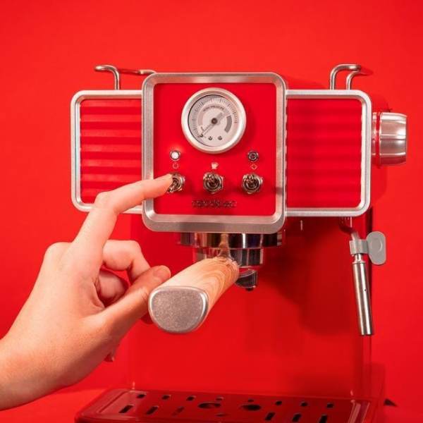 CECOTEC Power Espresso 20  Tradizionale Light Red
