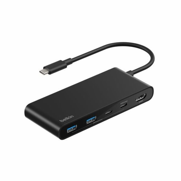 Belkin CONNECT USB-C 7-in-1 with  Dual USB-C Ports, bl. A...