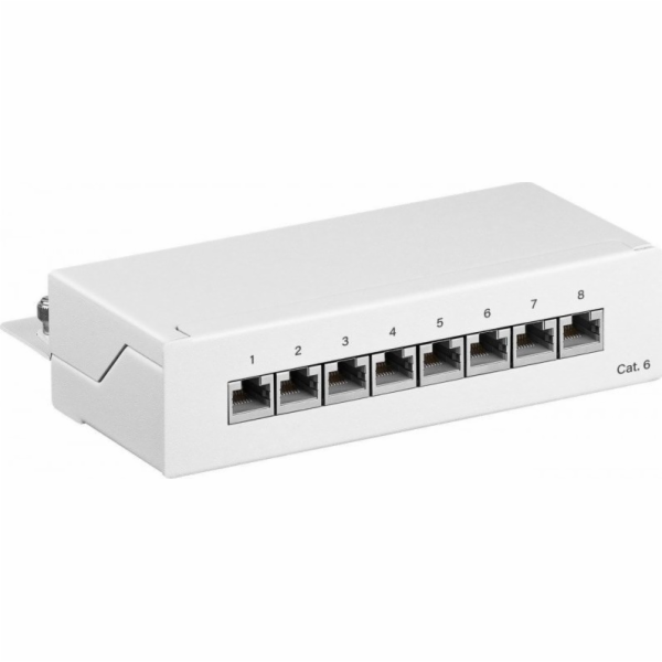 Goobay Stolní patch panel STP Cat.6, 8 portů (62069)
