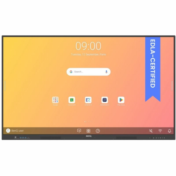 BENQ RE7504A, LED Panel 75" 4K UHD, dotykový
