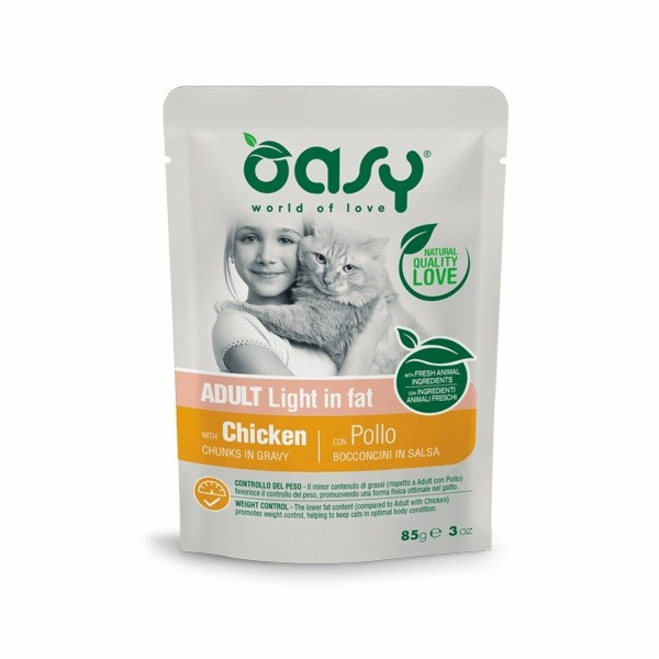 OASY Chunks in gravy Light in Fat Chicken - mokré krmivo ...