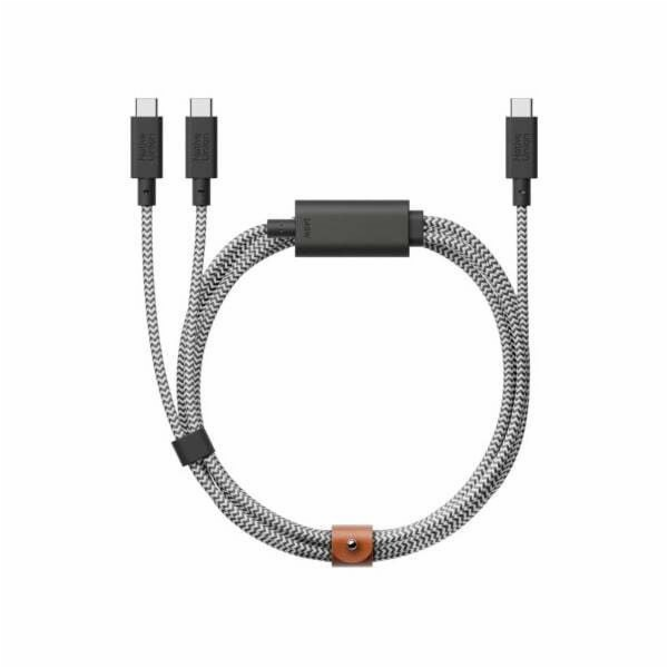 Native Union Belt Cable 140W  USB-C to USB-C 2m Zebra